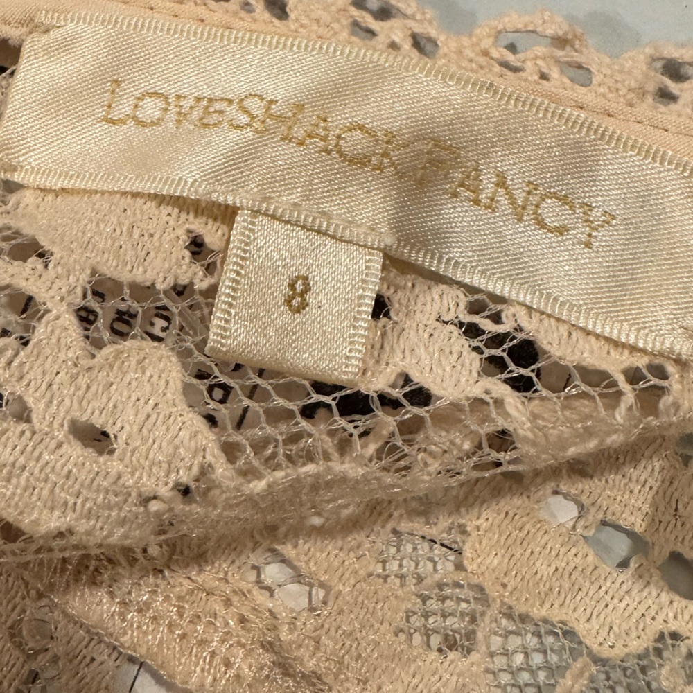 LoveShackFancy | Hopely Dress In Buttercream - Lace - Romantic - Feminine - Picture 8 of 12